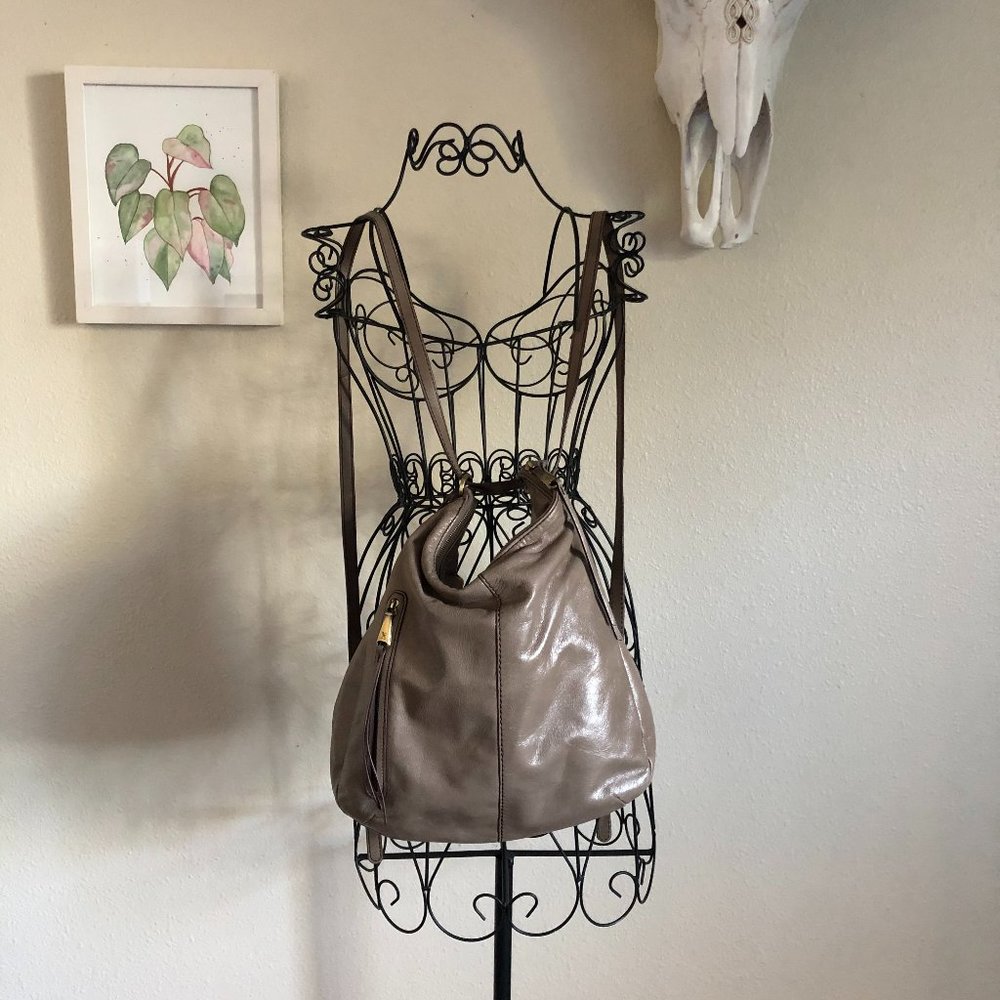 Hobo "Merrin" Leather Convertible Backpack/Purse
